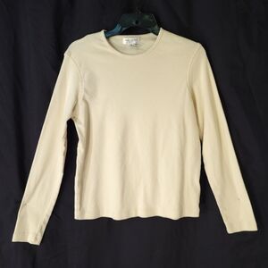 Jones NY Classic Crew Long Sleeve Top